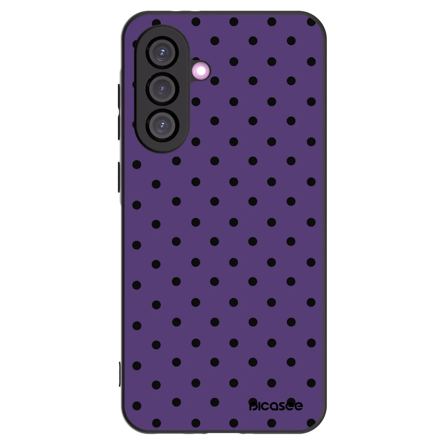 Picasee Samsung Galaxy A36 5G Hülle - Schwarzes Silikon - Flickers 2