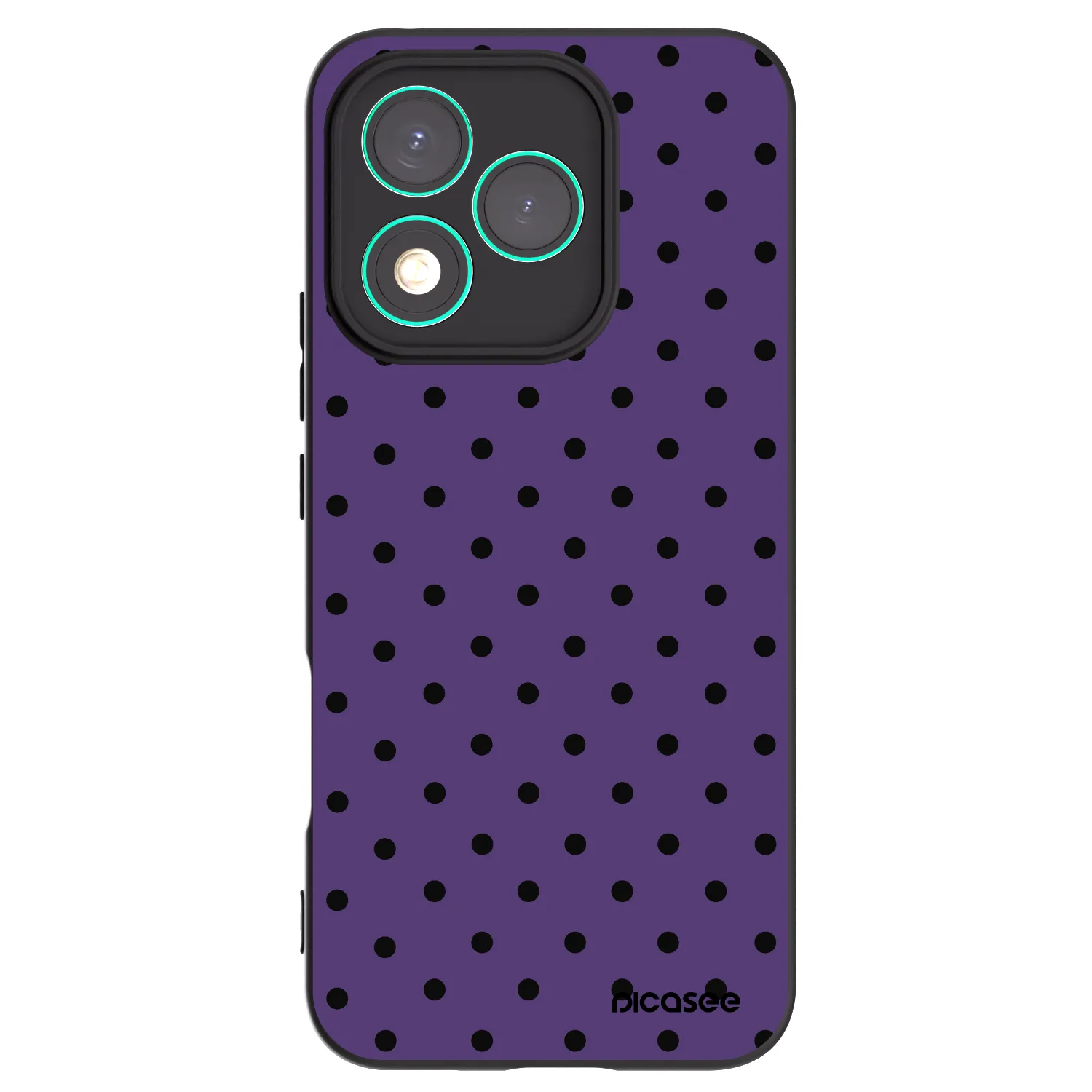 Picasee Honor 400 Lite 5G Hülle - Schwarzes Silikon - Flickers 2