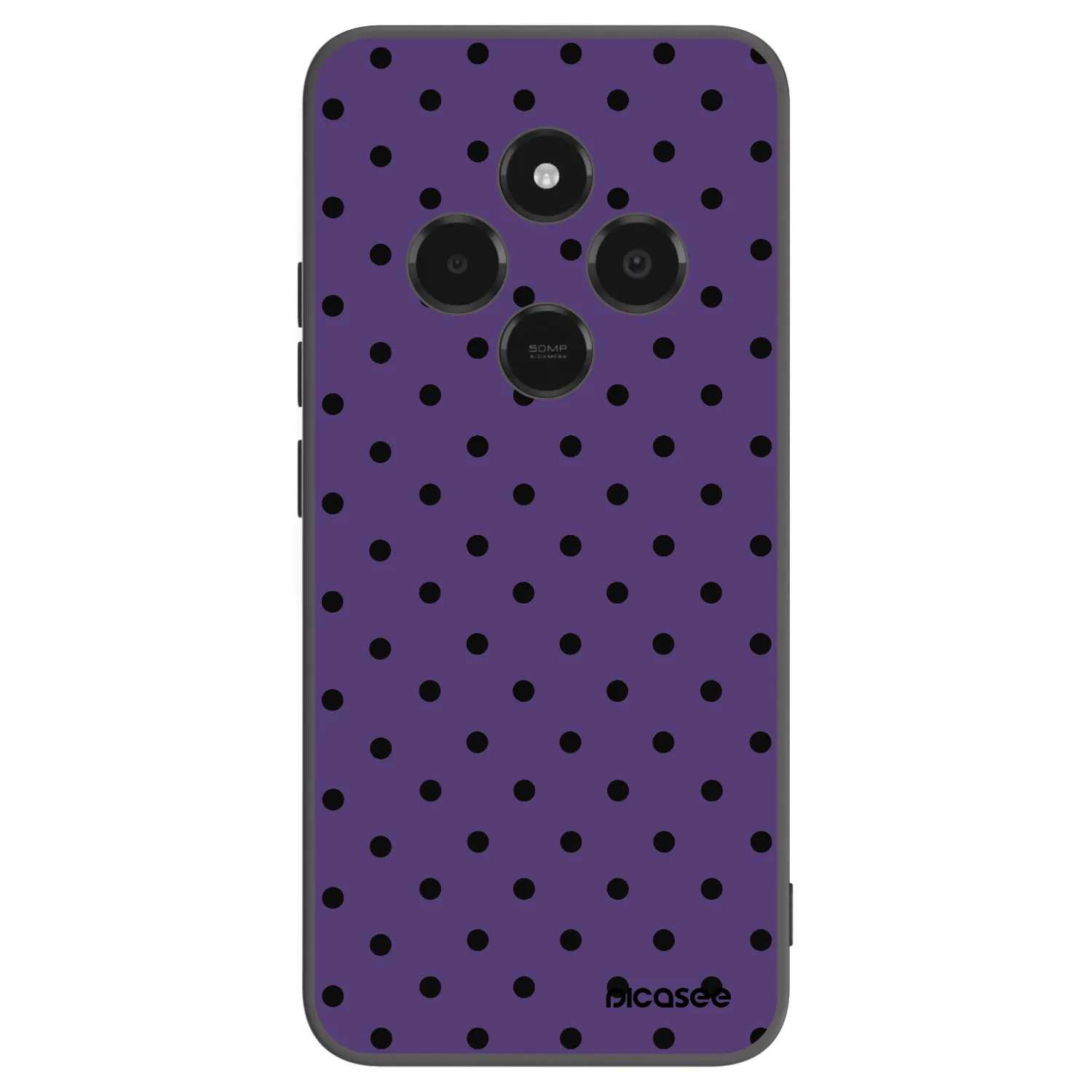 Picasee Xiaomi Poco C75 Hülle - Schwarzes Silikon - Flickers 2