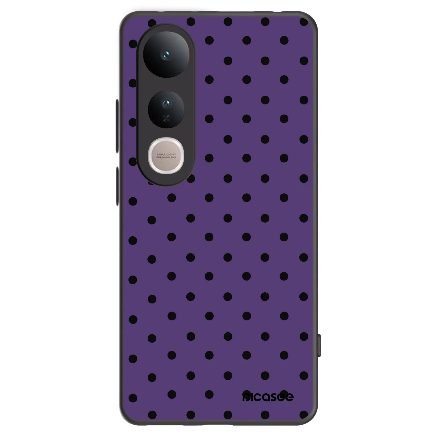 Picasee Vivo V50 Lite 5G Hülle - Schwarzes Silikon - Flickers 2