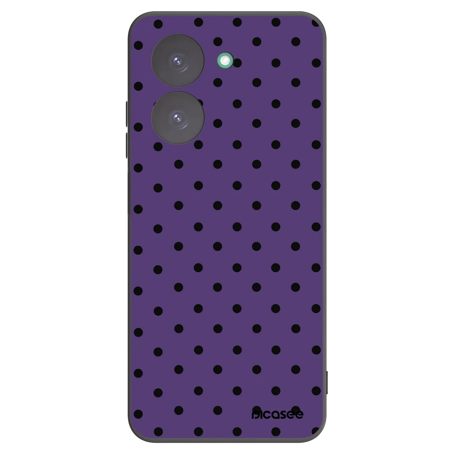 Picasee Xiaomi Redmi A5 Hülle - Schwarzes Silikon - Flickers 2
