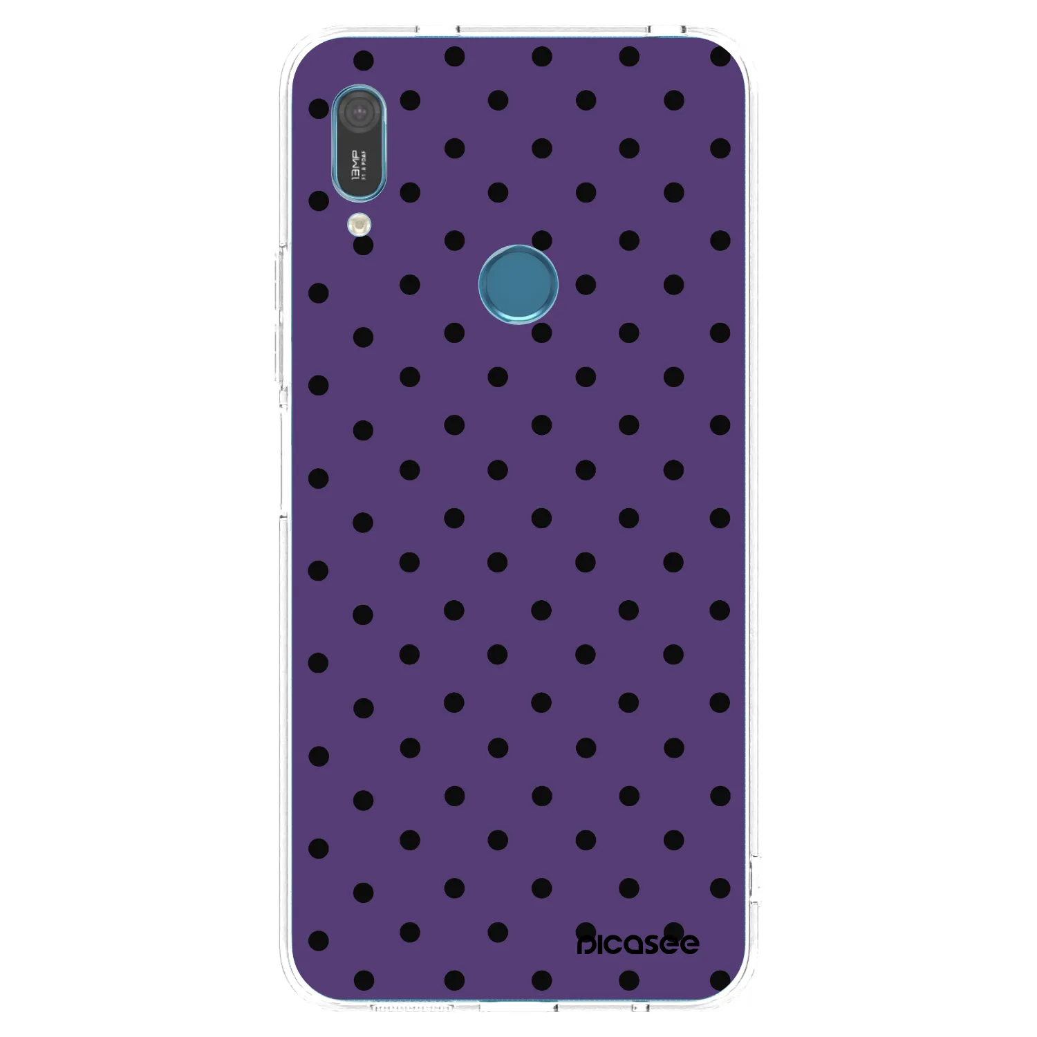 Picasee Huawei Y6 2019 Hülle - Transparentes Silikon - Flickers 2
