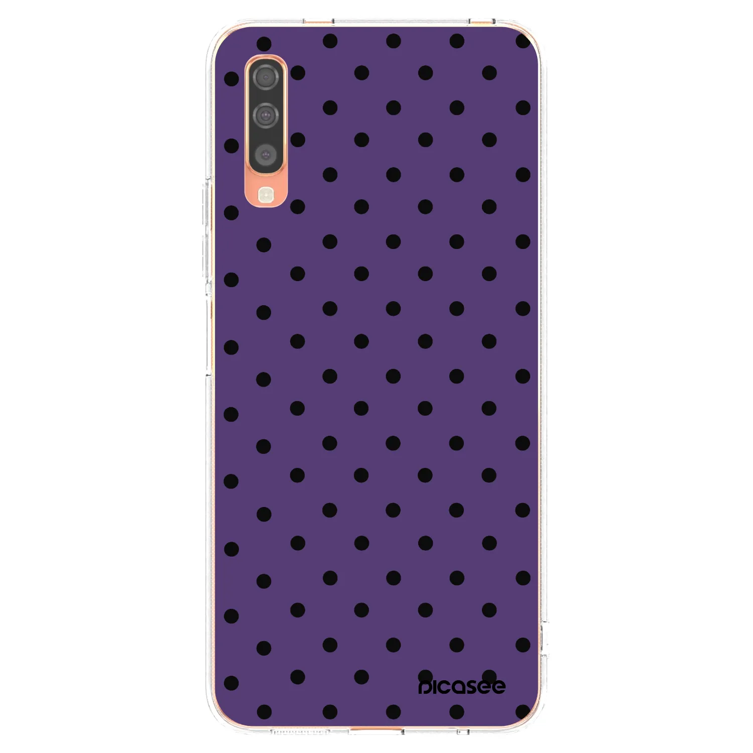 Picasee Samsung Galaxy A70 A705F Hülle - Transparentes Silikon - Flickers 2