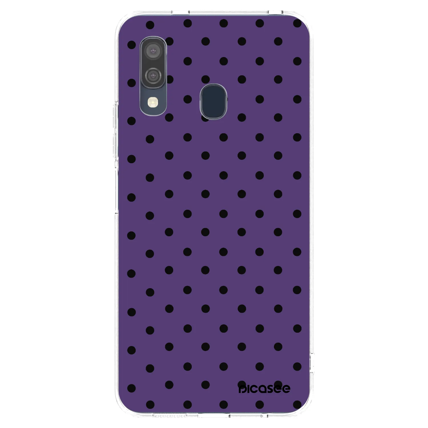 Picasee Samsung Galaxy A40 A405F Hülle - Transparentes Silikon - Flickers 2