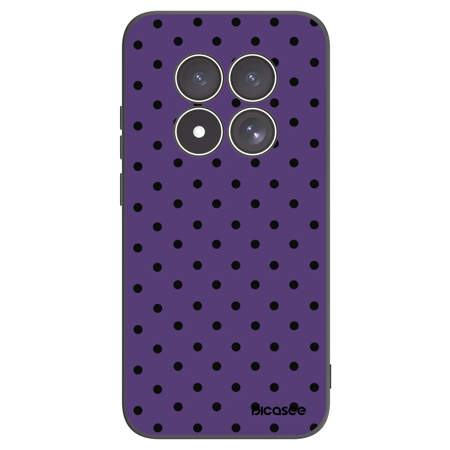 Picasee Xiaomi Redmi Note 15 Pro 5G Hülle - Schwarzes Silikon - Flickers 2