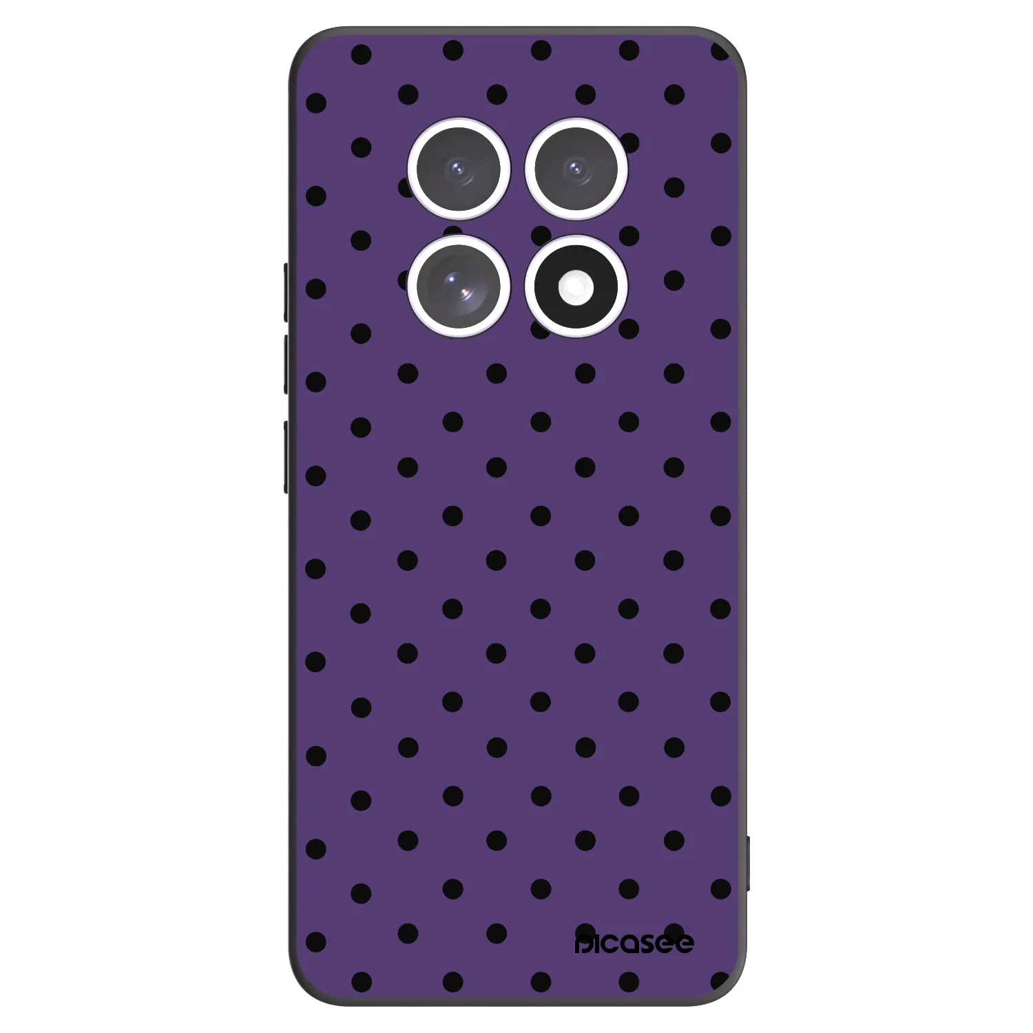 Picasee Xiaomi Redmi Note 15 5G Hülle - Schwarzes Silikon - Flickers 2