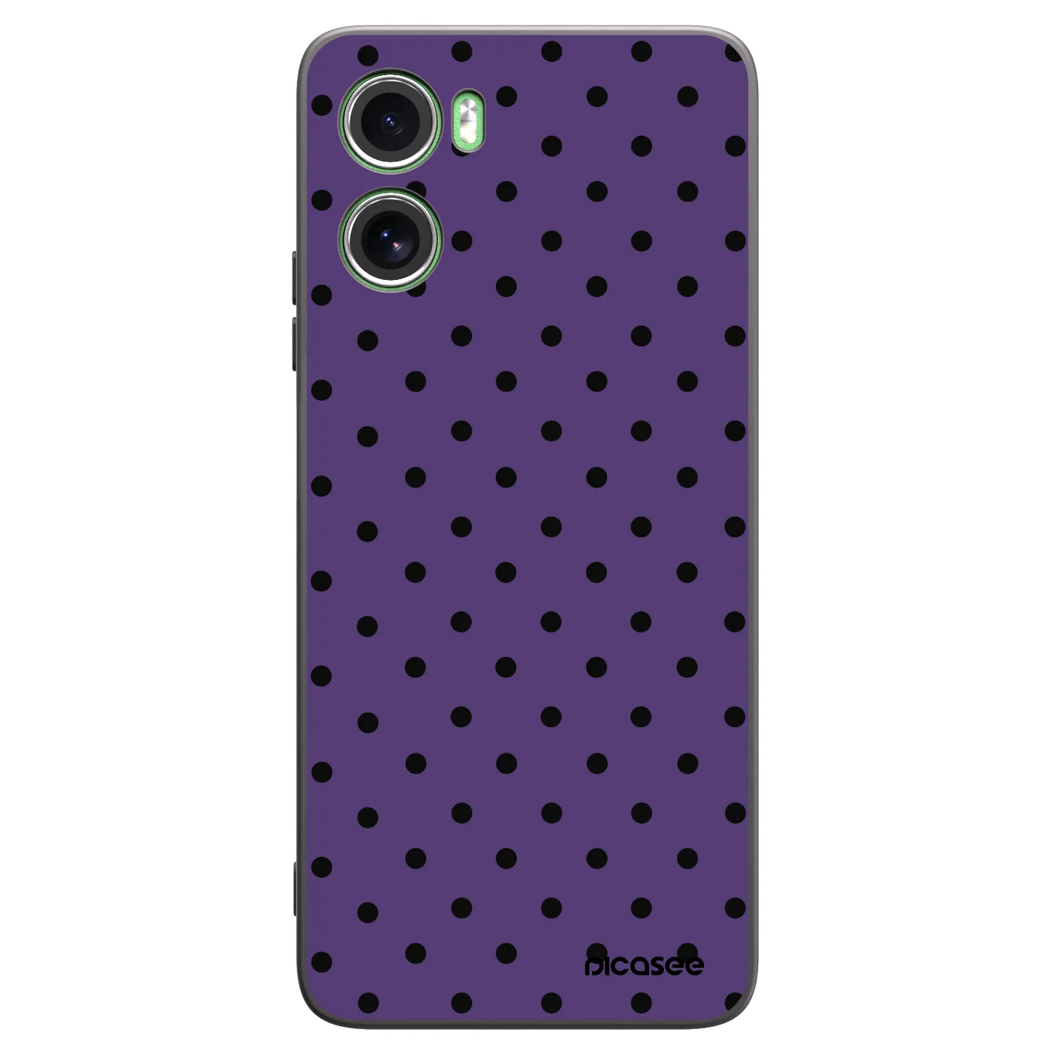 Picasee Motorola Moto G06 Hülle - Schwarzes Silikon - Flickers 2