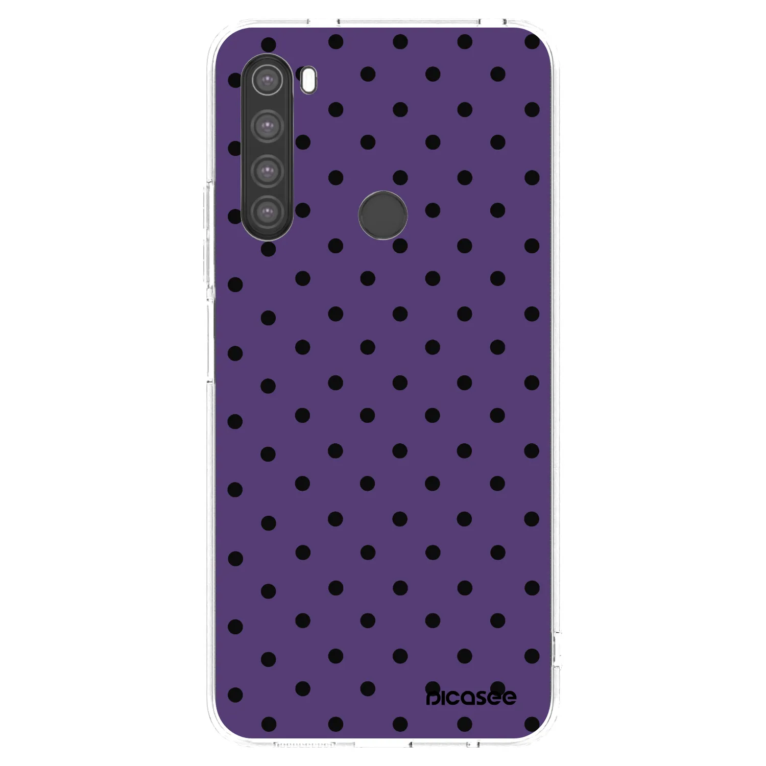 Picasee Xiaomi Redmi Note 8 Hülle - Transparentes Silikon - Flickers 2