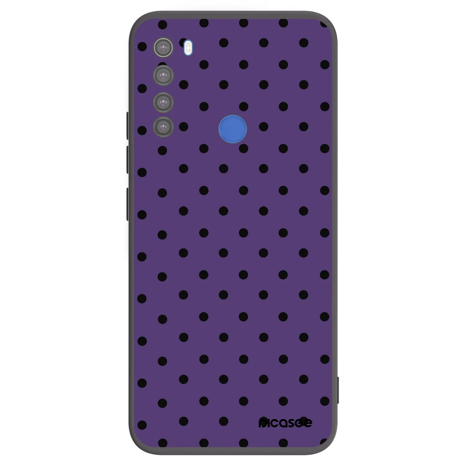 Picasee Xiaomi Redmi Note 8T Hülle - Schwarzes Silikon - Flickers 2