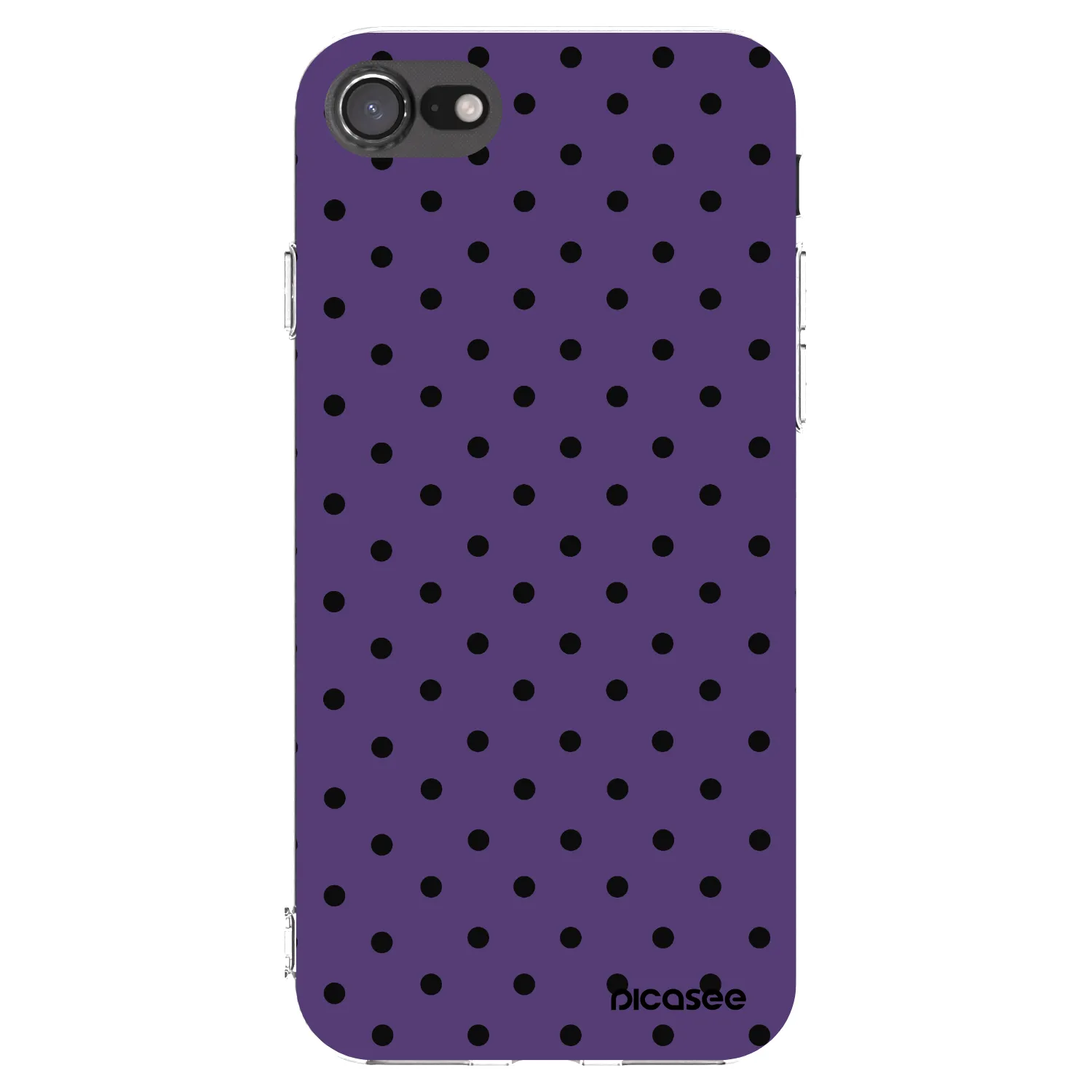 Picasee Apple iPhone SE 2020 Hülle - Transparentes Silikon - Flickers 2
