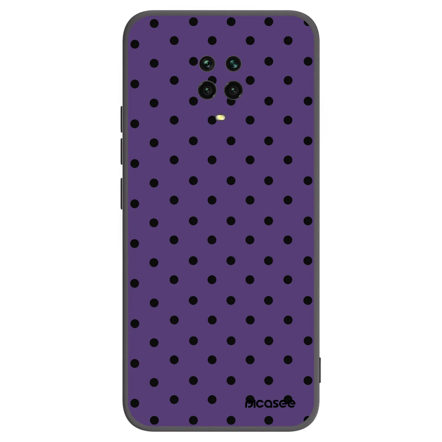 Picasee Xiaomi Redmi Note 9 Pro Hülle - Schwarzes Silikon - Flickers 2