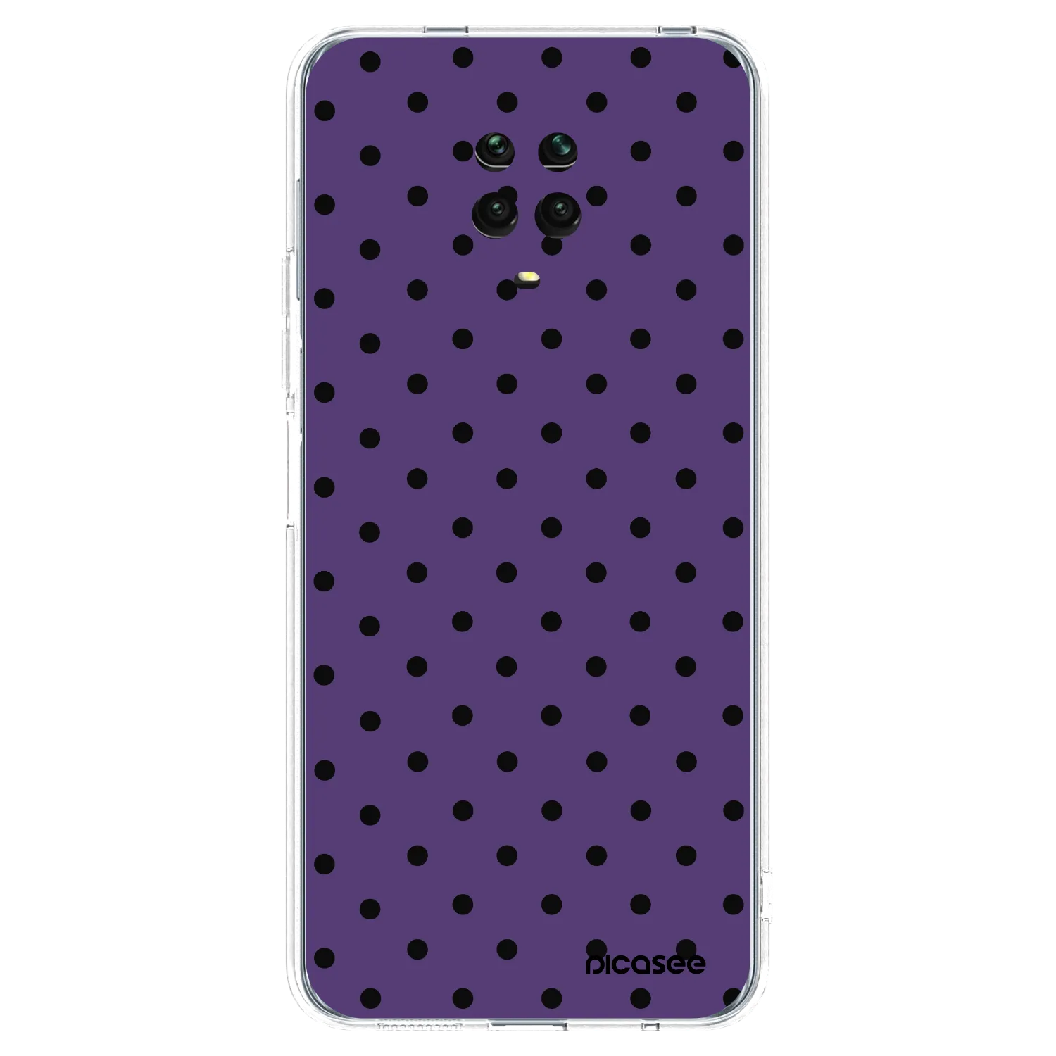 Picasee Xiaomi Redmi Note 9S Hülle - Transparentes Silikon - Flickers 2