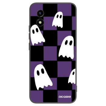 Picasee Vivo Y01 Hülle - Schwarzes Silikon - Ghosts