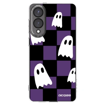 Picasee Samsung Galaxy S25 Edge 5G Hülle - Transparentes Silikon - Ghosts