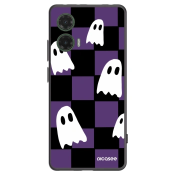 Picasee Motorola Moto G35 5G Hülle - Schwarzes Silikon - Ghosts