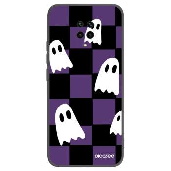 Picasee Xiaomi Redmi Note 9S Hülle - Schwarzes Silikon - Ghosts