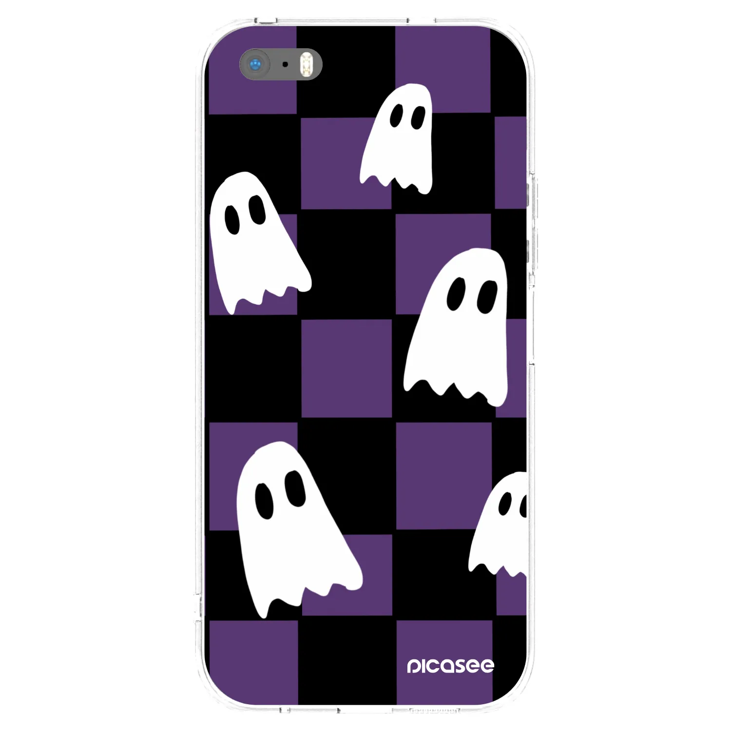 Picasee Apple iPhone 5/5S/SE Hülle - Transparentes Silikon - Ghosts