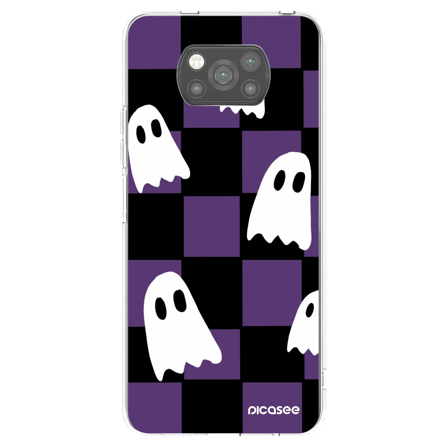 Picasee Xiaomi Poco X3 Hülle - Schwarzes Silikon - Ghosts