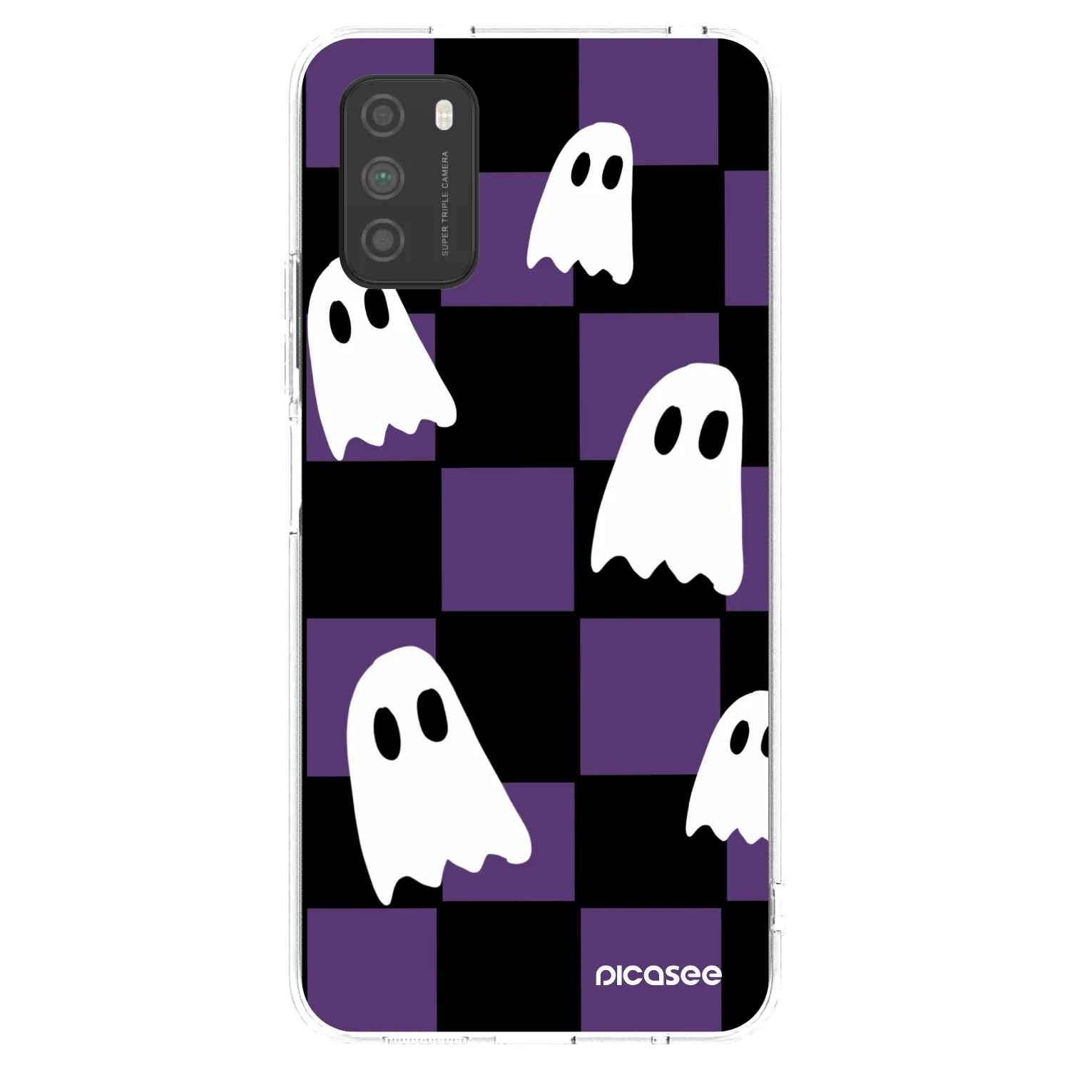 Picasee Xiaomi Poco M3 Hülle - Transparentes Silikon - Ghosts