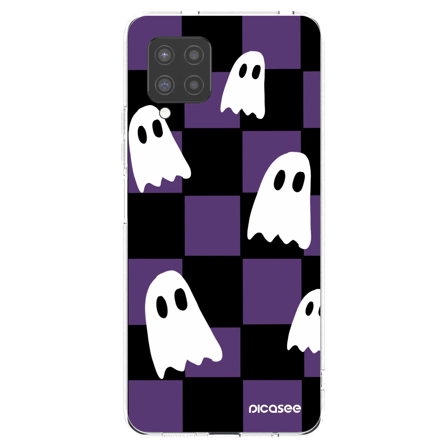 Picasee Samsung Galaxy A42 A426B Hülle - Transparentes Silikon - Ghosts