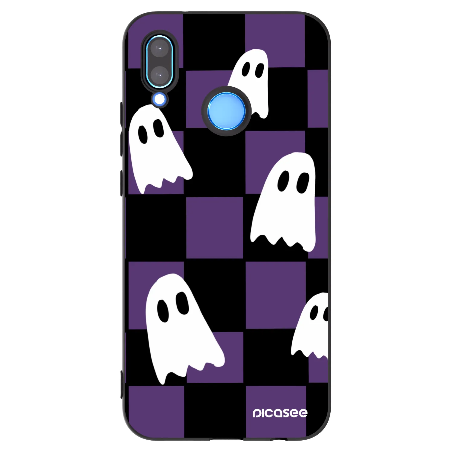 Picasee Huawei P20 Lite Hülle - Schwarzes Silikon - Ghosts