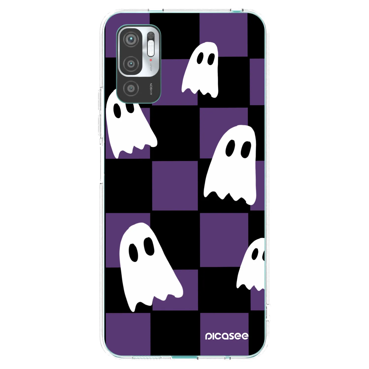 Picasee Xiaomi Redmi Note 10 5G Hülle - Transparentes Silikon - Ghosts