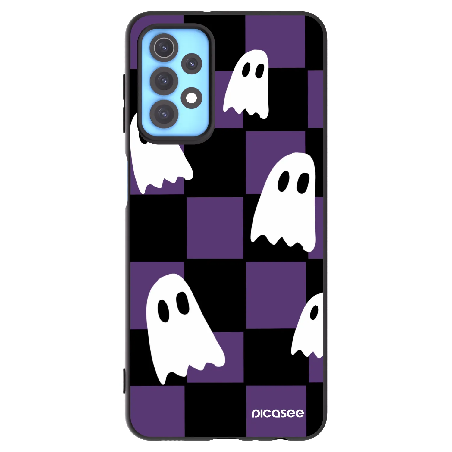 Picasee Samsung Galaxy A32 4G SM-A325F Hülle - Schwarzes Silikon - Ghosts