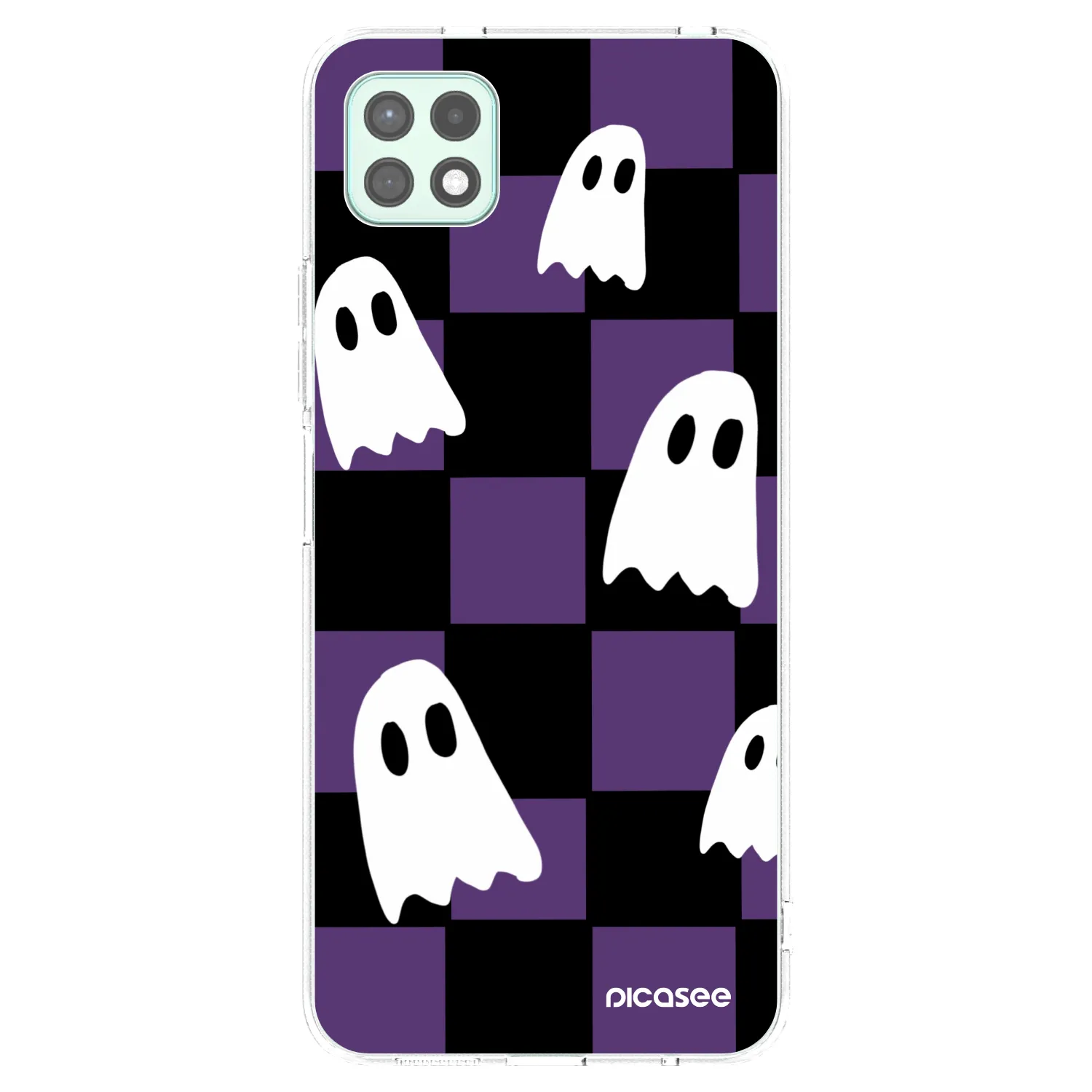 Picasee Samsung Galaxy A22 A226B 5G Hülle - Transparentes Silikon - Ghosts