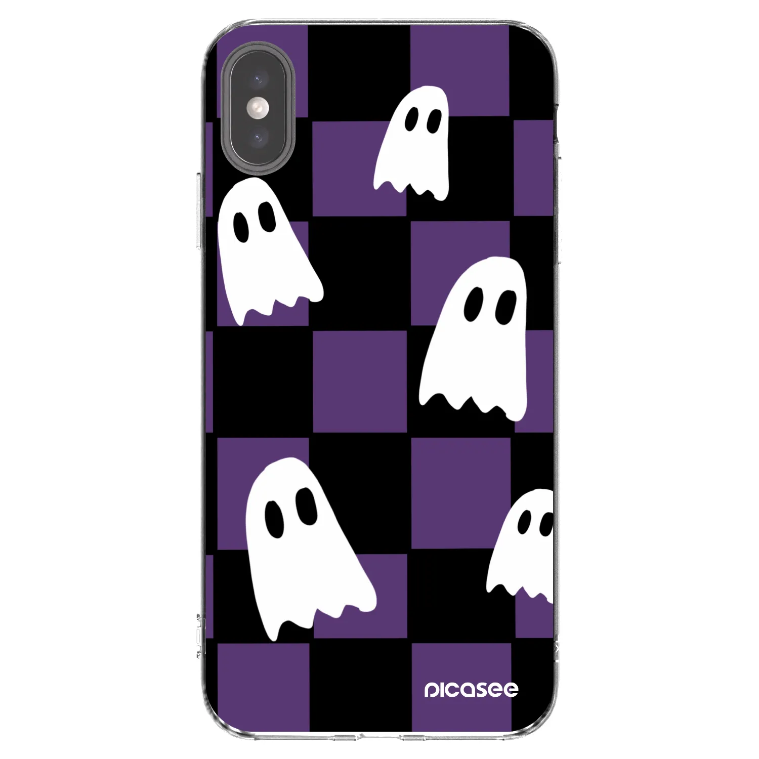 Picasee Apple iPhone XS Max Hülle - Transparentes Silikon - Ghosts