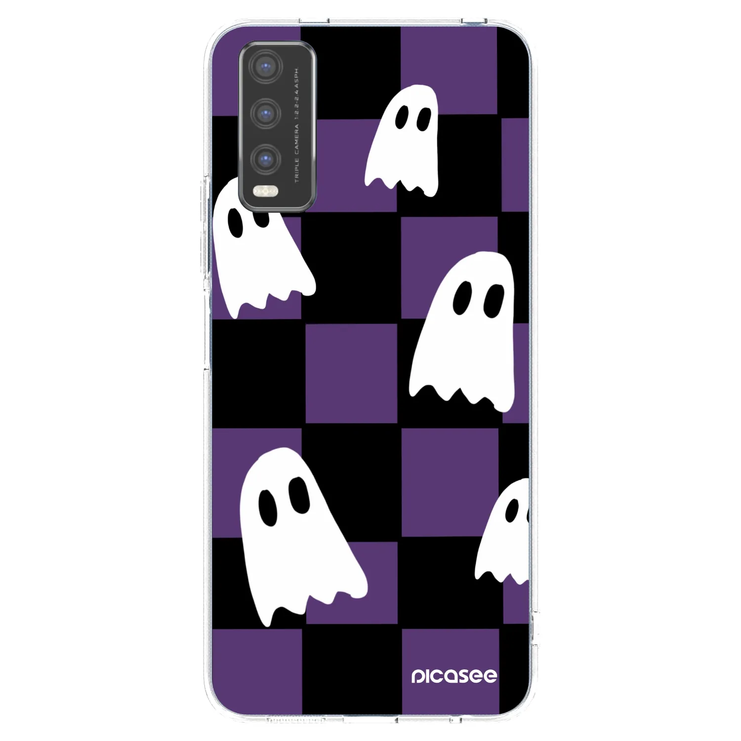 Picasee Vivo Y20s Hülle - Transparentes Silikon - Ghosts