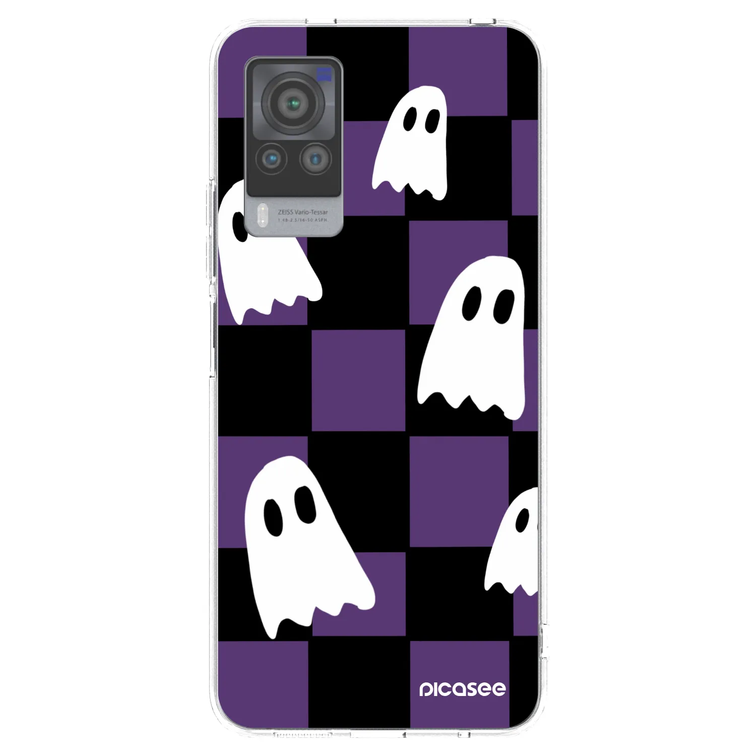 Picasee Vivo X60 Pro 5G Hülle - Transparentes Silikon - Ghosts