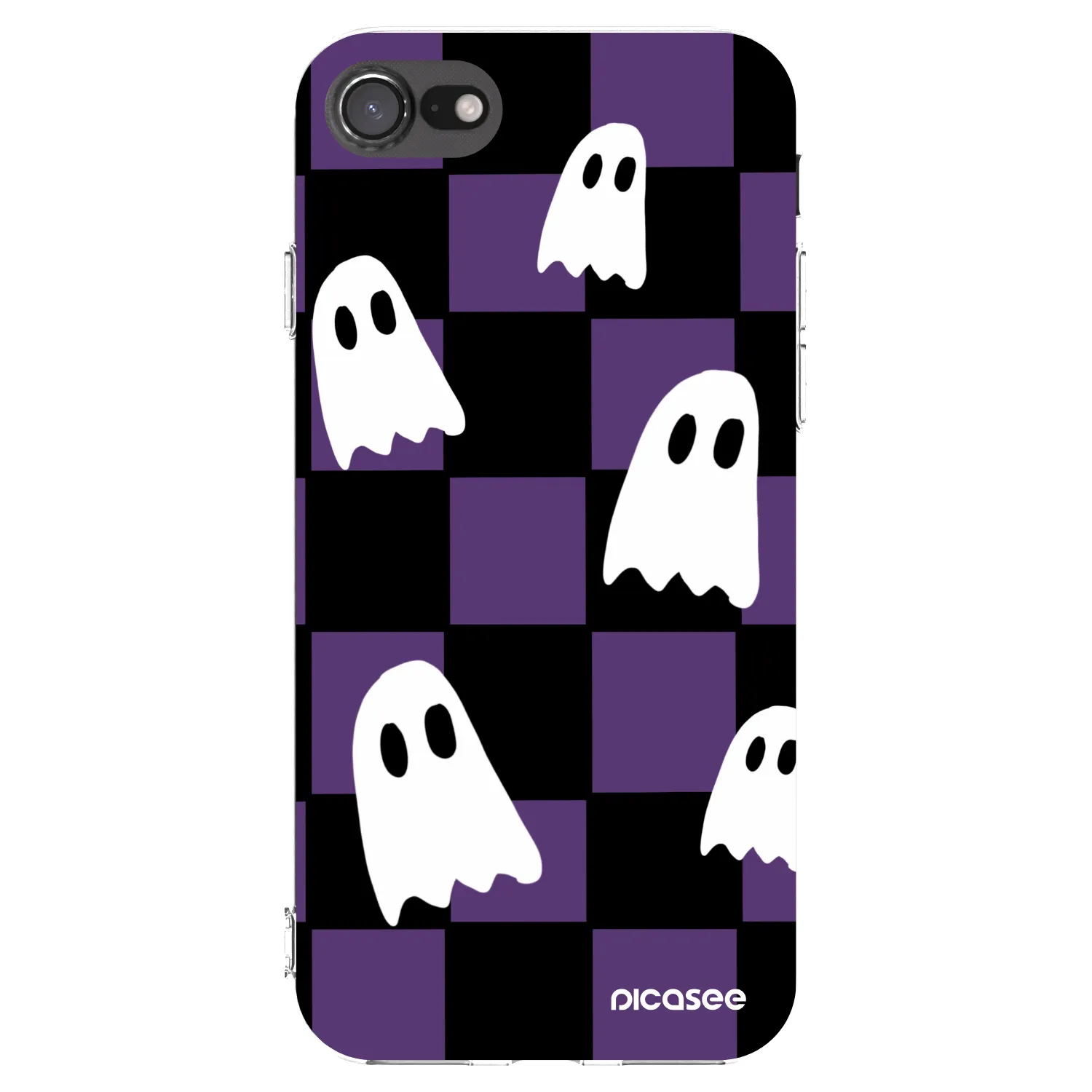 Picasee Apple iPhone SE 2022 Hülle - Transparentes Silikon - Ghosts