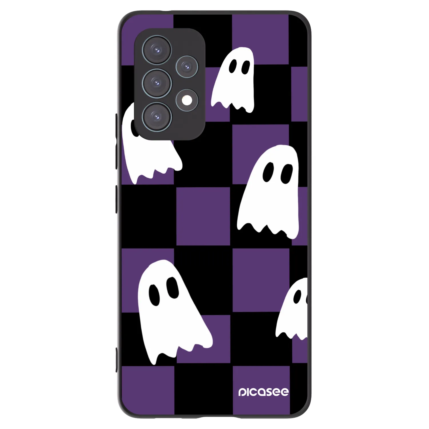 Picasee Samsung Galaxy A53 5G A536 Hülle - Schwarzes Silikon - Ghosts