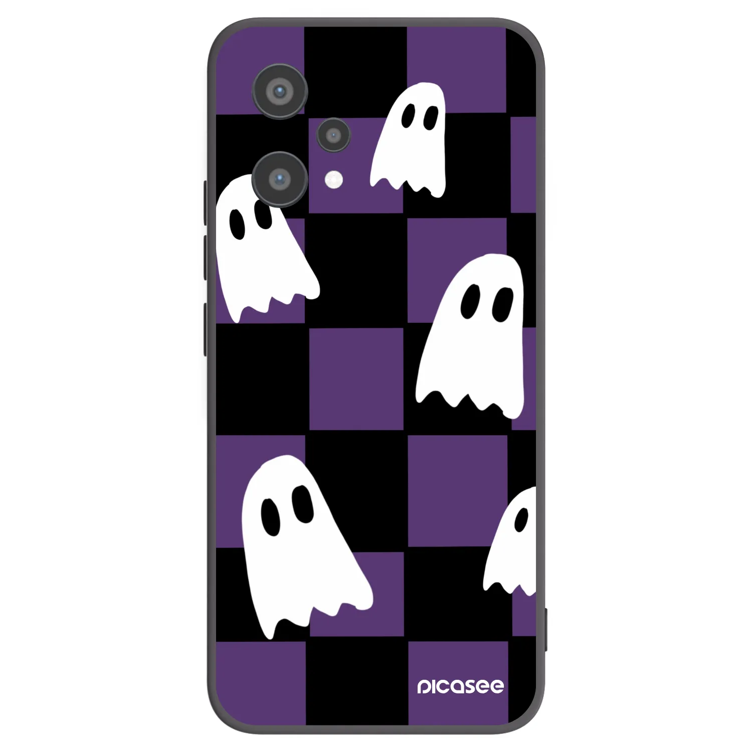 Picasee Realme 9 Pro 5G Hülle - Schwarzes Silikon - Ghosts