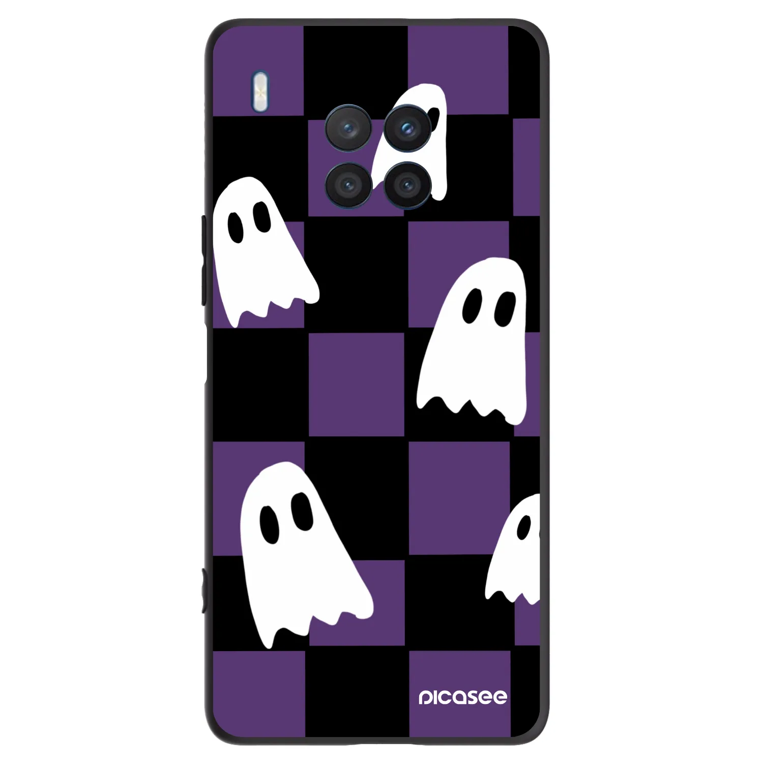 Picasee Honor 50 Lite Hülle - Schwarzes Silikon - Ghosts