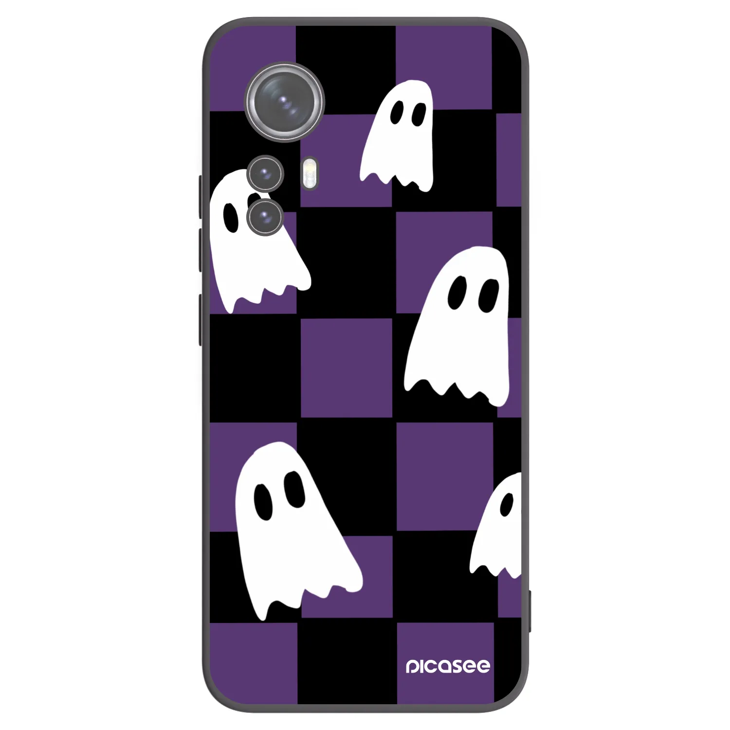 Picasee Xiaomi 12X Hülle - Schwarzes Silikon - Ghosts