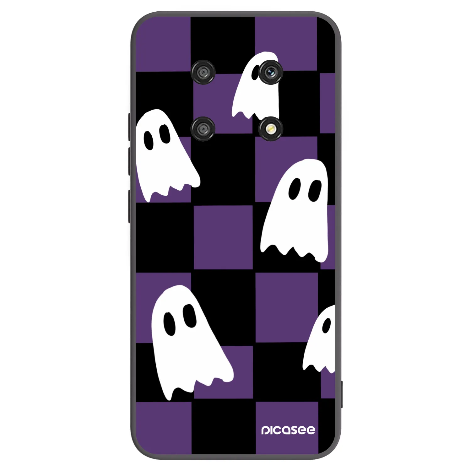 Picasee Honor Magic4 Lite 5G Hülle - Schwarzes Silikon - Ghosts
