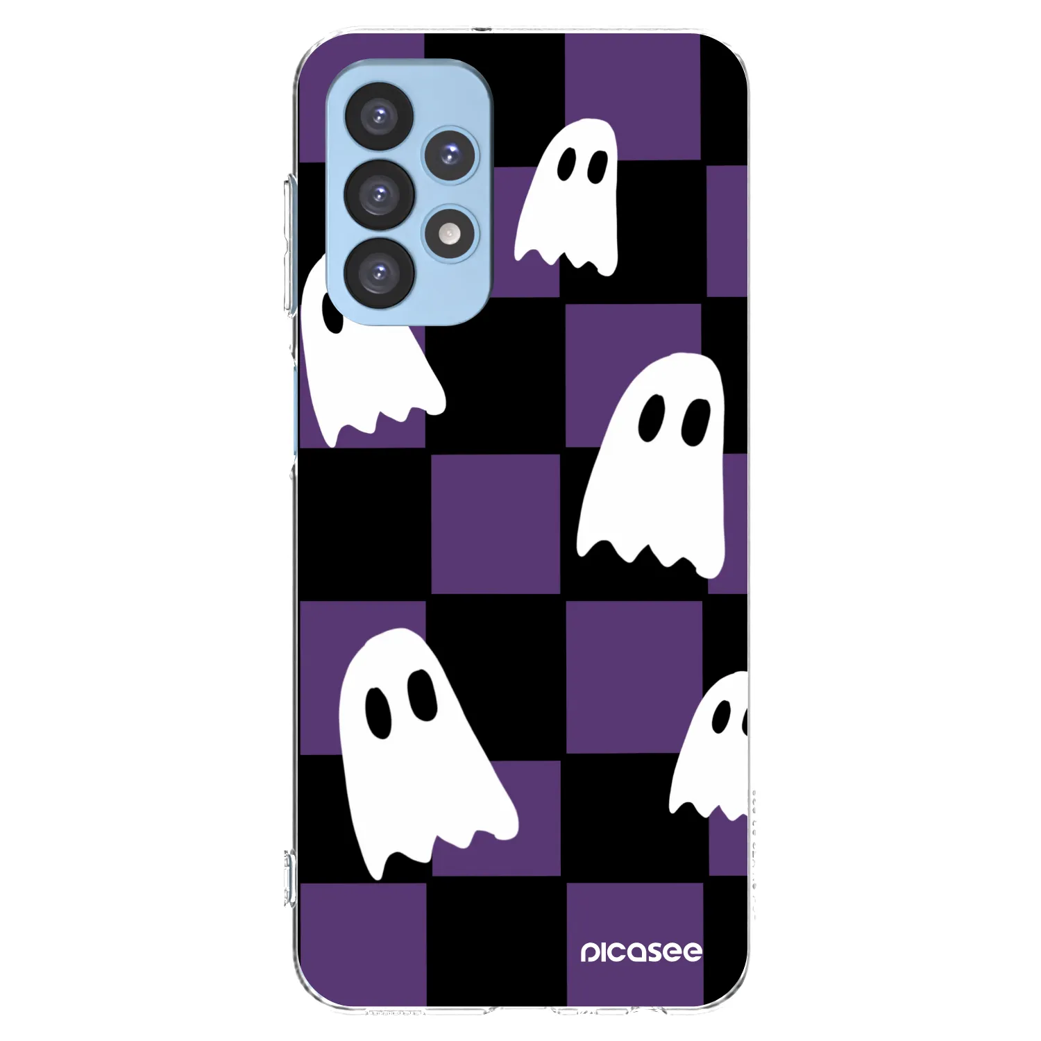 Picasee Samsung Galaxy A23 A235F 4G Hülle - Transparentes Silikon - Ghosts