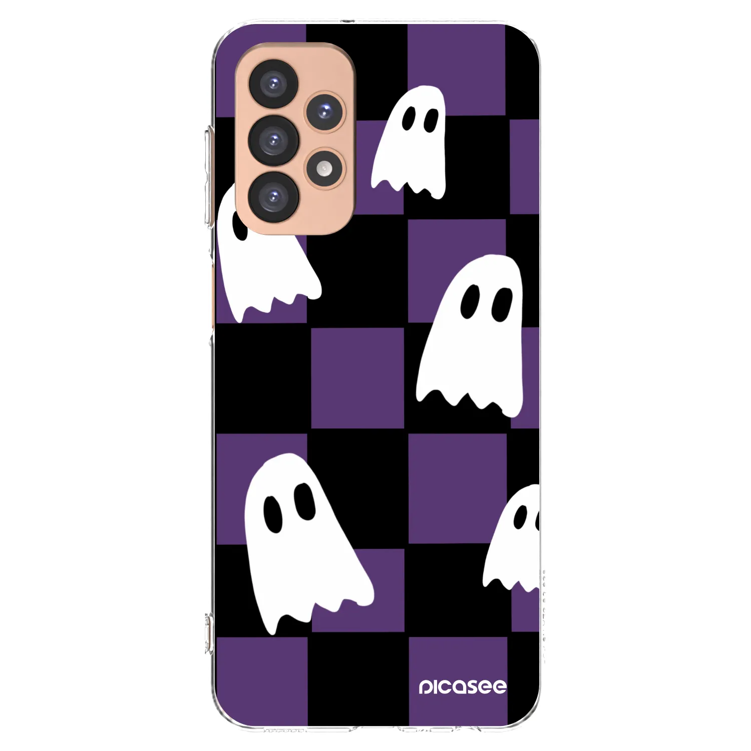 Picasee Samsung Galaxy A23 A236B 5G Hülle - Transparentes Silikon - Ghosts