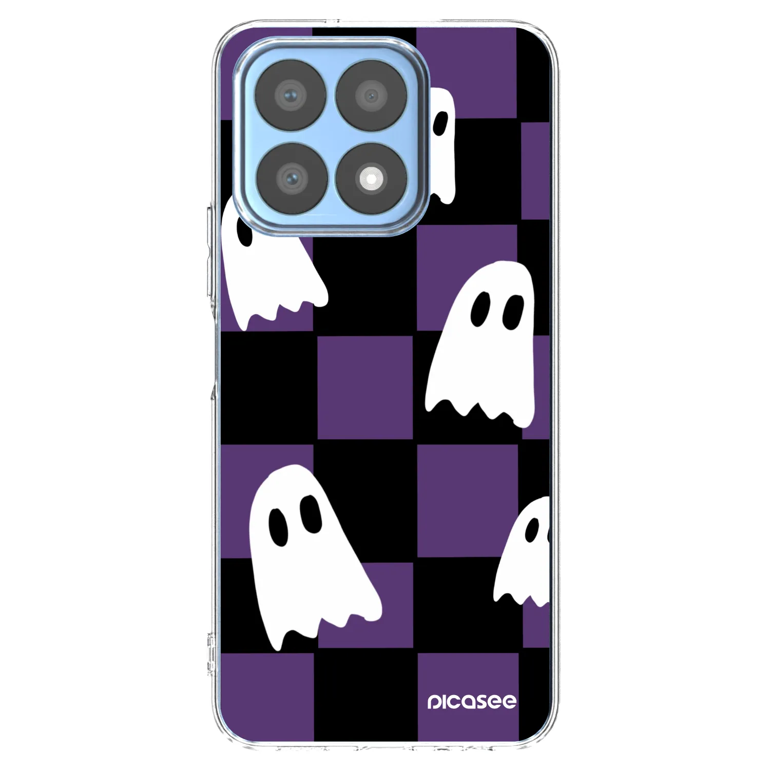 Picasee Honor X8a Hülle - Transparentes Silikon - Ghosts