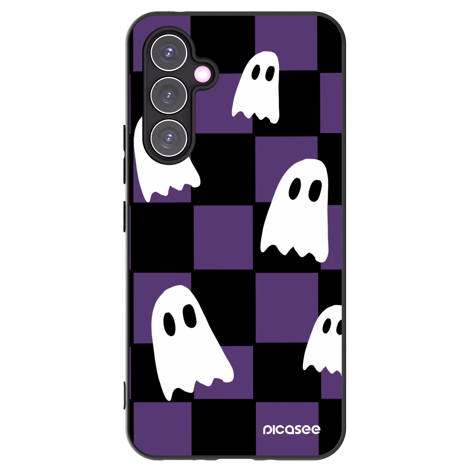 Picasee Samsung Galaxy A54 5G A546B Hülle - Schwarzes Silikon - Ghosts