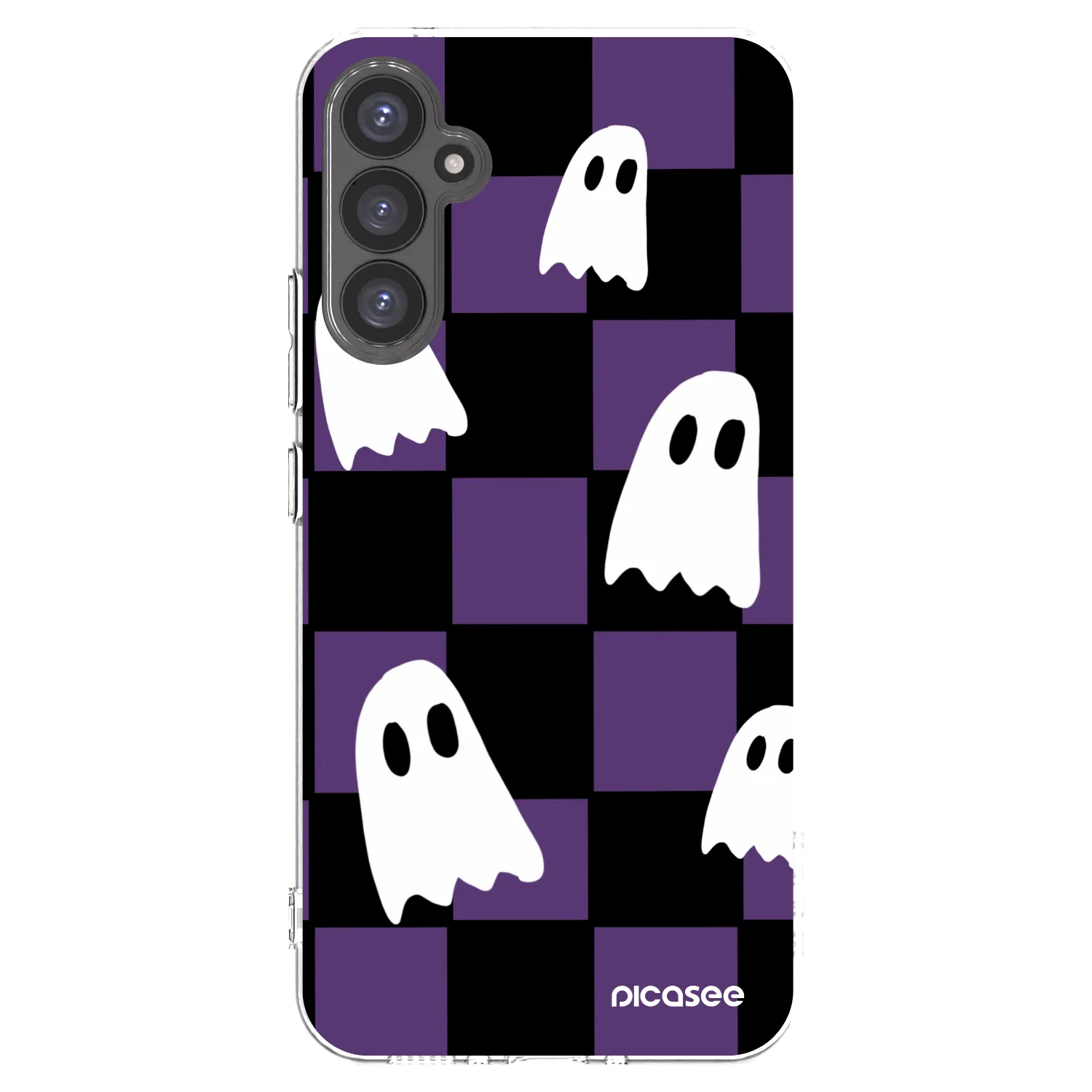 Picasee Samsung Galaxy A34 5G A346B Hülle - Transparentes Silikon - Ghosts