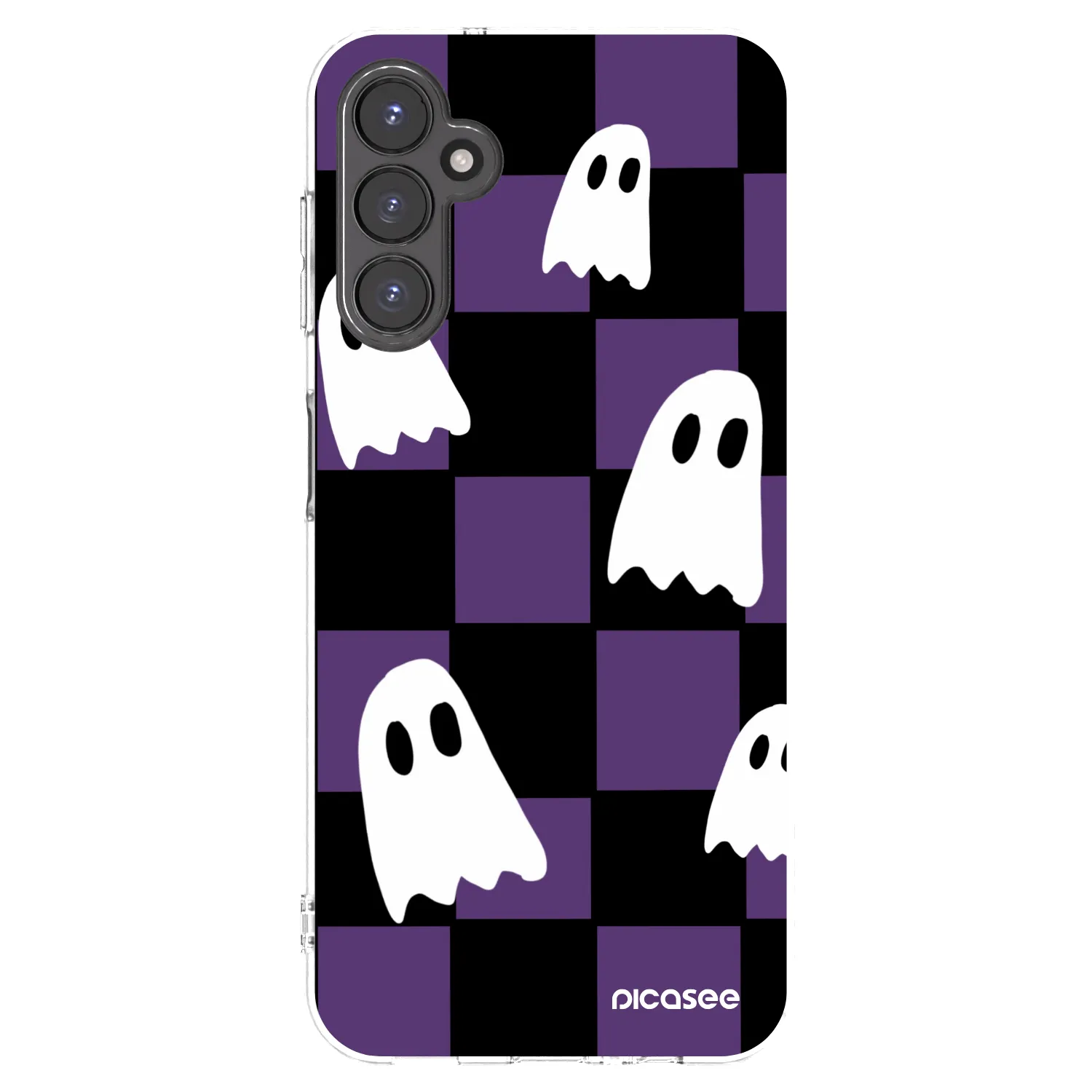 Picasee Samsung Galaxy A14 5G A146P Hülle - Transparentes Silikon - Ghosts