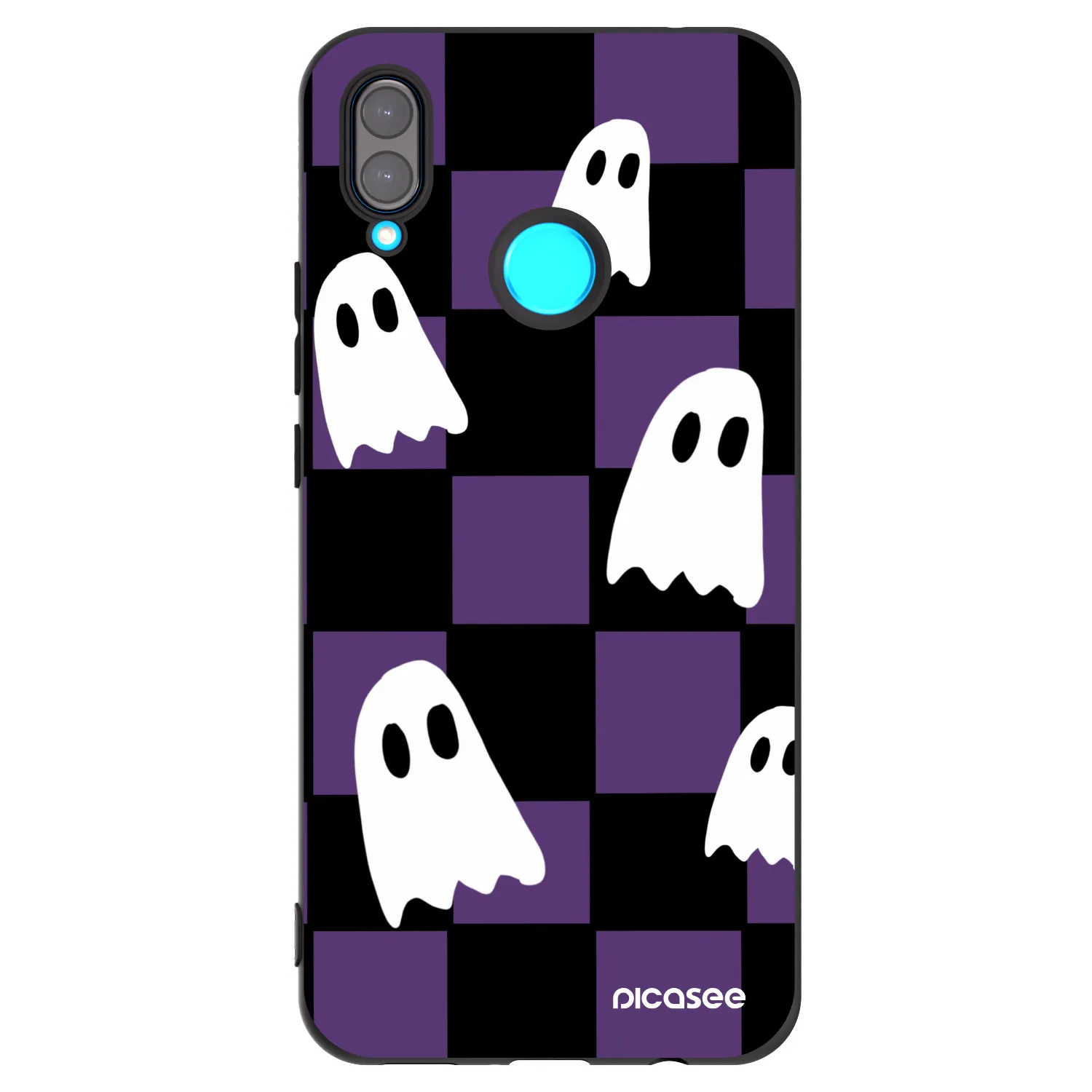 Picasee Huawei Nova 3 Hülle - Schwarzes Silikon - Ghosts