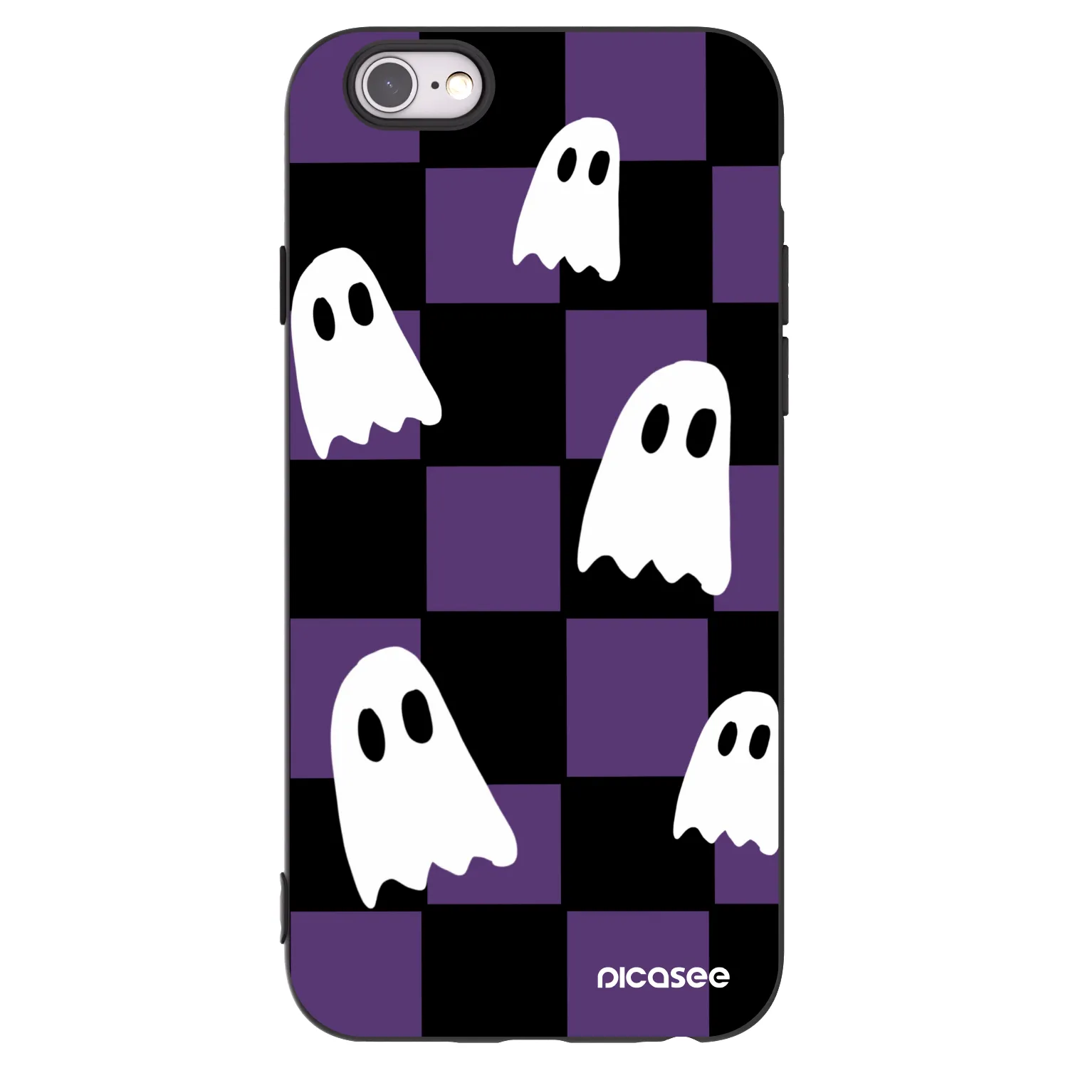 Picasee Apple iPhone 6/6S Hülle - Schwarzes Silikon - Ghosts