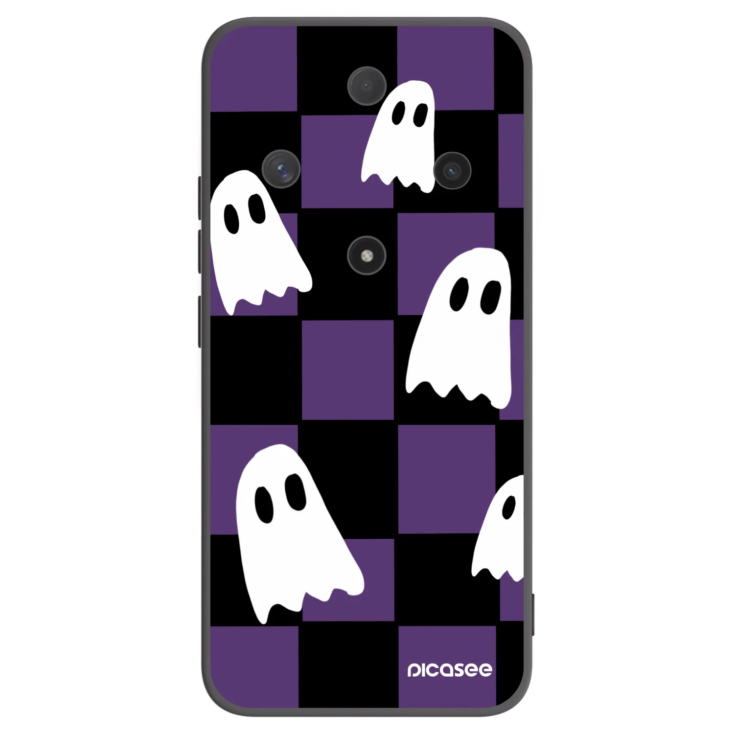 Picasee Honor Magic6 Lite 5G Hülle - Schwarzes Silikon - Ghosts