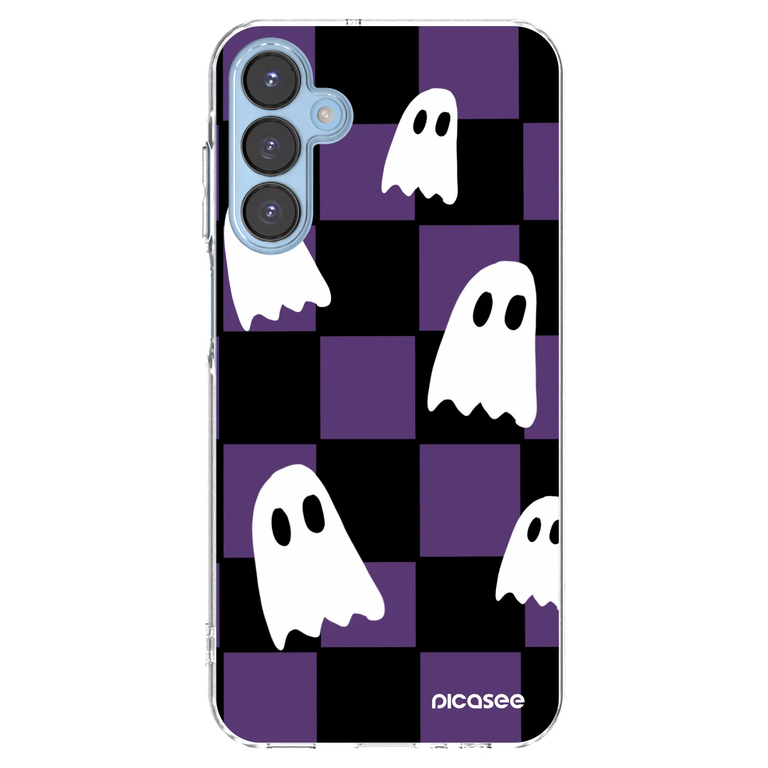 Picasee Samsung Galaxy A15 A156B 5G Hülle - Transparentes Silikon - Ghosts