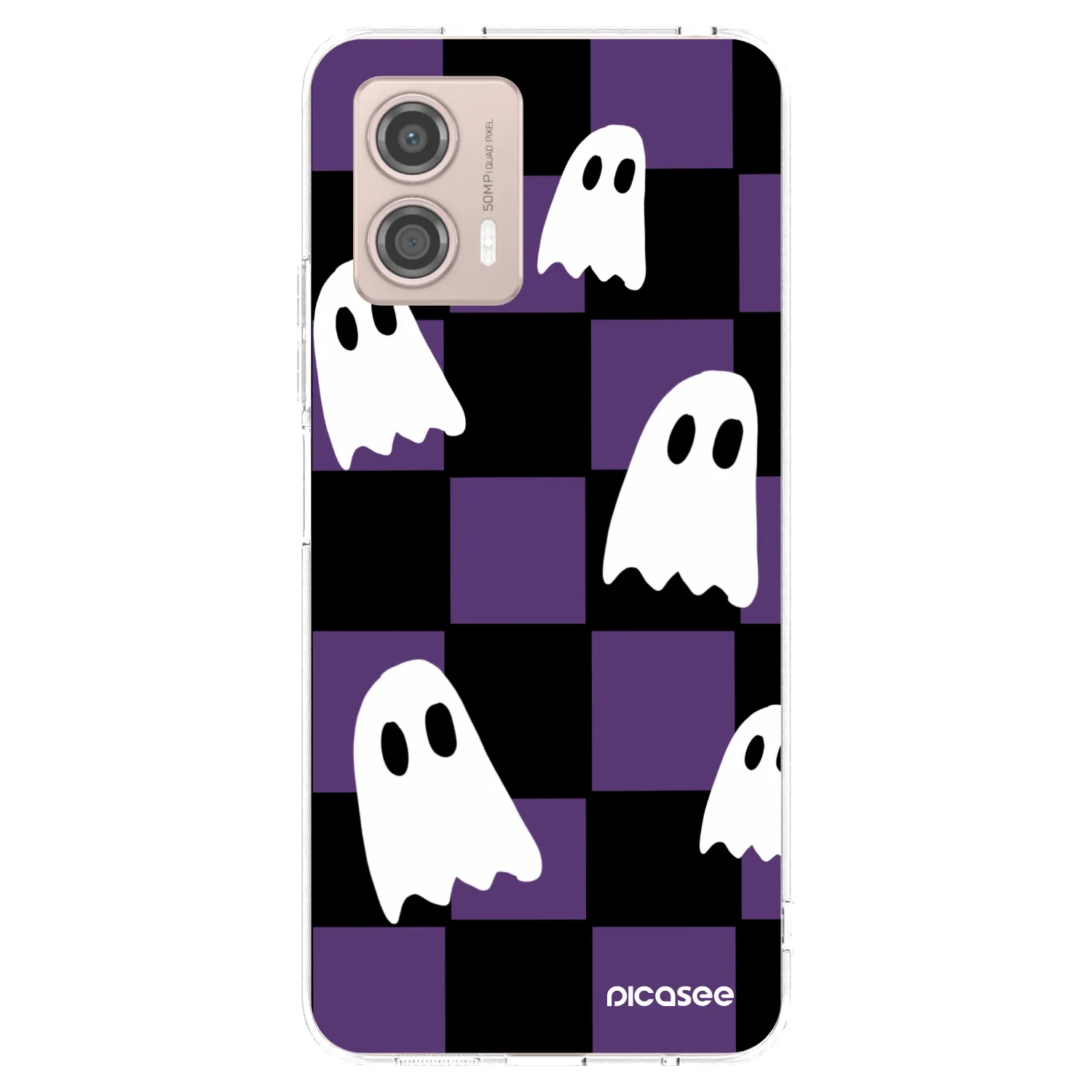Picasee Motorola Moto G53 5G Hülle - Transparentes Silikon - Ghosts