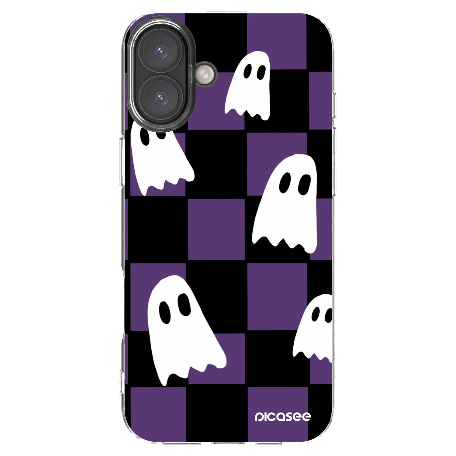 Picasee Apple iPhone 16 Plus Hülle - Transparentes Silikon - Ghosts