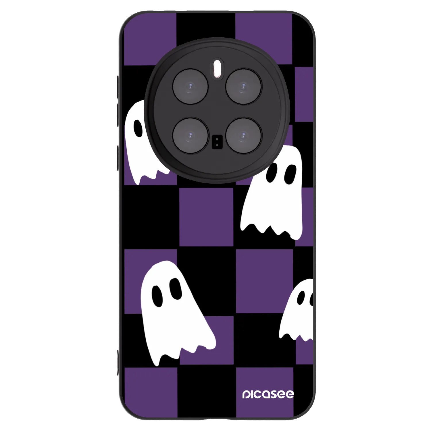Picasee Honor Magic7 Pro 5G Hülle - Schwarzes Silikon - Ghosts